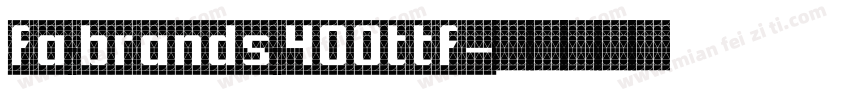 fa brands 400ttf字体转换
